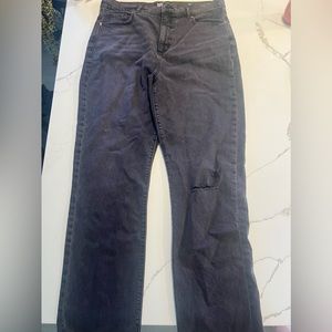 Black loft ripped jeans